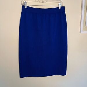 St. John Royal Blue knit Skirt